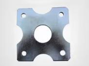 Plaque d'appui carr&eacute;e 120x120x4 mm
